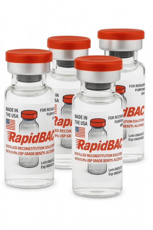 Four 20 ml Vials of Bacteriostatic Solution